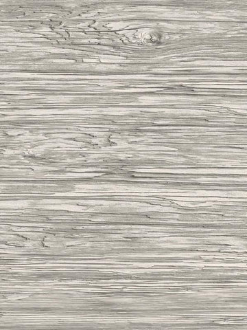 LN11607 Washed Shiplap Embossed Vinyl Dove Gray Wallpaper