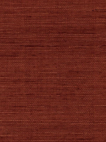 LN11801 Sisal Grasscloth Cabernet Wallpaper