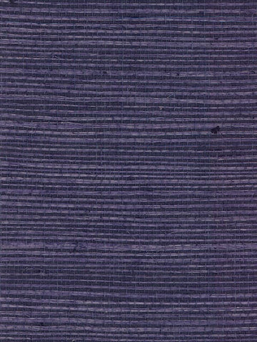 LN11802 Sisal Grasscloth Indigo Wallpaper