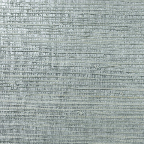 LN11807 Jute Blue Smoke Metallic Silver Wallpaper