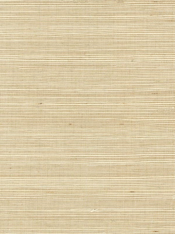 LN11813 Sisal Grasscloth Creme Brule Wallpaper