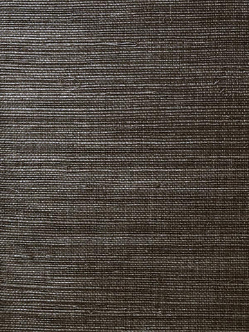 LN11820 Sisal Grasscloth Onyx Wallpaper