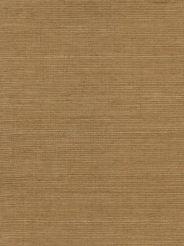 LN11846 Sisal Grasscloth Golden Walnut Wallpaper