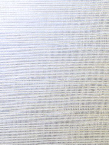 LN11855 Sisal Grasscloth Metallic Silver Ivory Wallpaper