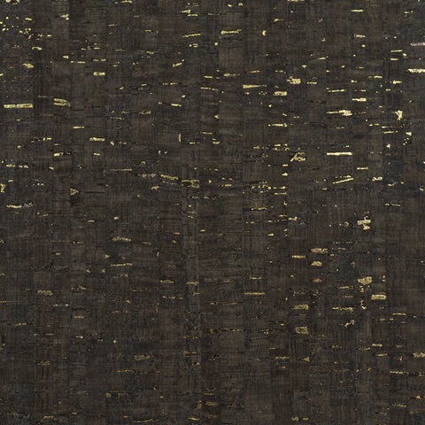 LN11858 Cork Espresso Metallic Gold Wallpaper
