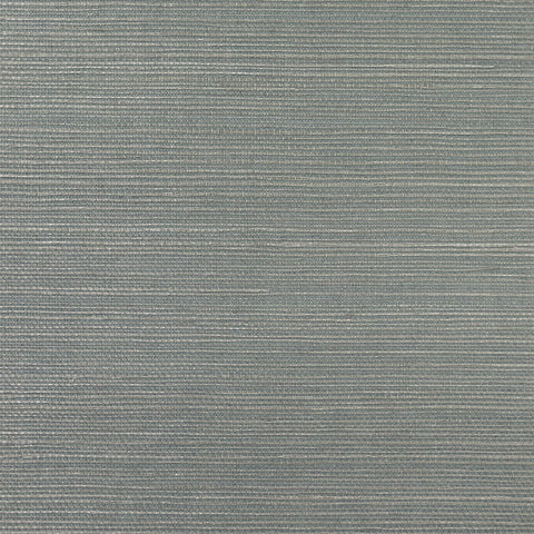 LN11868 Sisal Metallic Silver Bluestone Wallpaper