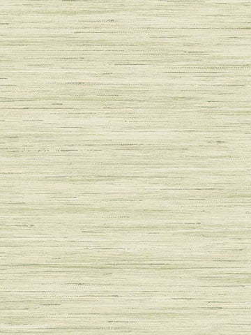 LN41114 Seabrook Stria Green Textured Wallpaper