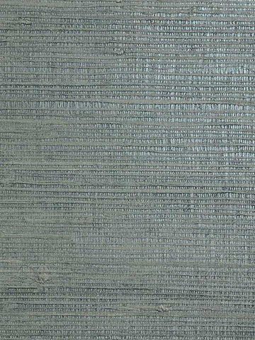 LN50014 Grasscloth Silvery Aqua Wallpaper