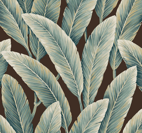 LS60206 Foliage Verdigris Wallpaper 