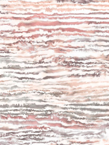 LW50501 Watercolor Waves Smoked Peach Wallpaper