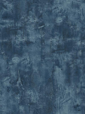 LW51702 Rustic Stucco Faux Denim Blue Wallpaper