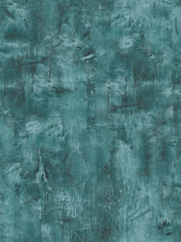 LW51704 Rustic Stucco Faux Emerald Wallpaper