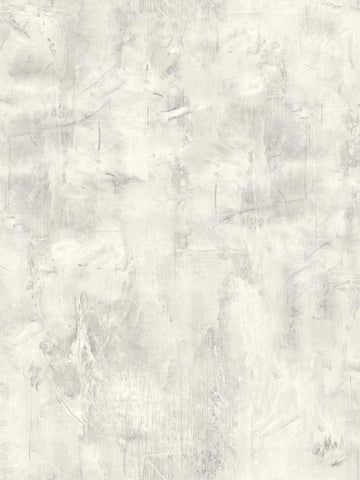 LW51710 Rustic Stucco Faux Metallic Silver Snowstorm Wallpaper