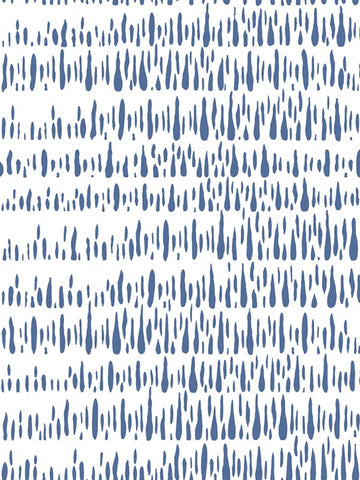 LW51802 Brush Marks Navy White Wallpaper