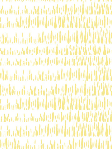 LW51803 Brush Marks Buttercup White Wallpaper