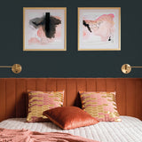 Lb25128 Plain Texture Blue Wallpaper