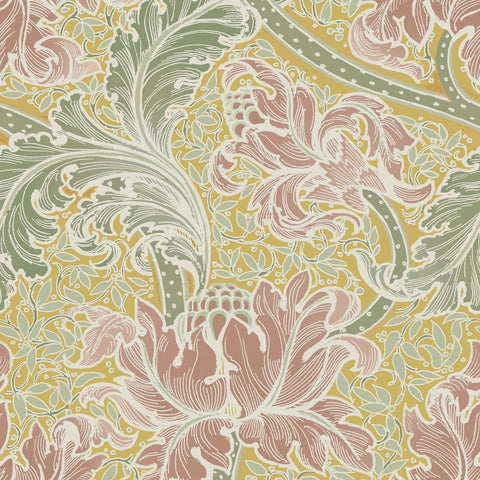Lb25141 Luxury Baroque Floral Botanical Wallpaper