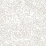 Lb25143 Luxury Baroque Floral Botanical Wallpaper