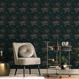 Lb25144 Luxury Baroque Floral Botanical Wallpaper