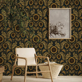 Lb25147 Luxury Vintage Sunflower Wallpaper