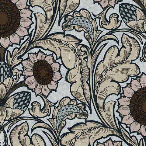 Lb25148 Luxury Vintage Sunflower Wallpaper