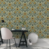 Lb25152 Luxury Vintage Sunflower Wallpaper