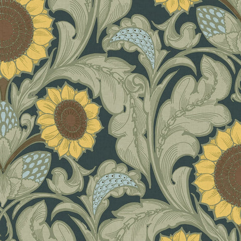 Lb25152 Luxury Vintage Sunflower Wallpaper