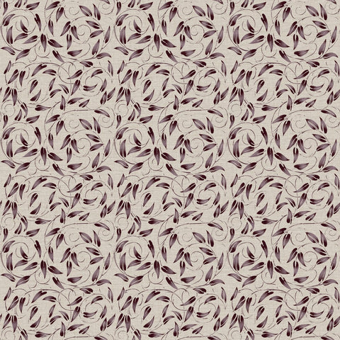 Lb25162 Leaf Swirl Pattern Neutral Tones Wallpaper 