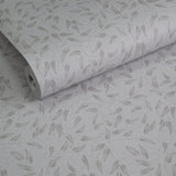 Lb25164 Leaf Swirl Pattern Neutral Tones Wallpaper