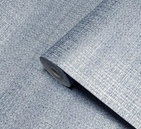 BV30302 Woven Raffia Textured Blue Wallpaper – wallcoveringsmart