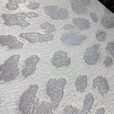 Z80044 Light gray gold sparkles glitter wallpaper faux leopard cheetah skin textured 3D