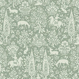 M1167 Sherwood Sage Woodland Wallpaper