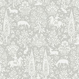M1168 Sherwood Light Grey Woodland Wallpaper