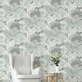 M1191 Ordos Light Green Eastern Toile Wallpaper