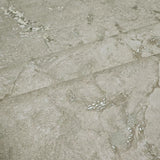 M13006 Tan beige cream pearl gold olive green shell sparkle plaster textured Wallpaper
