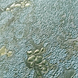 M13007 Turquoise mint blue gold metallic pearl shell sparkle plaster textured Wallpaper
