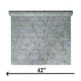 M13012 Gray brass metallic pearl shell sparkle marble plaster textured modern Wallpaper