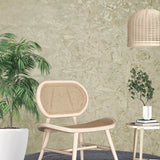 M13020 Grayish Taupe Tan faux mud plaster distressed textured contemporary Wallpaper 3D
