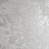 M13021 Cream off white Victorian big damask faux concrete plaster textured Wallpaper 3D