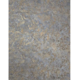 M13031 Dark Gray bronze metallic faux mud plaster distressed textured modern Wallpaper
