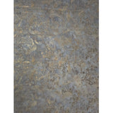 M13031 Dark Gray bronze metallic faux mud plaster distressed textured modern Wallpaper
