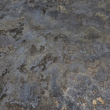 M13031 Dark Gray bronze metallic faux mud plaster distressed textured modern Wallpaper
