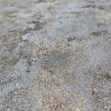 M13031 Dark Gray bronze metallic faux mud plaster distressed textured modern Wallpaper
