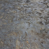 M13031 Dark Gray bronze metallic faux mud plaster distressed textured modern Wallpaper
