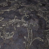 M13032 Gray bronze gold metallic Victorian damask faux concrete textured Wallpaper 3D