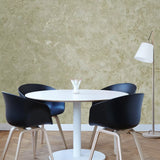 M13034 Beige sand cream brass gold metallic faux plaster distressed textured Wallpaper
