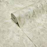 M13034 Beige sand cream brass gold metallic faux plaster distressed textured Wallpaper
