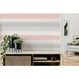M1642 Kirby Pink Stripe Wallpaper