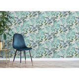 M1651 Eden Grey Tropical Wallpaper