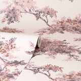 M1670 Ashdown Pink Tree Wallpaper